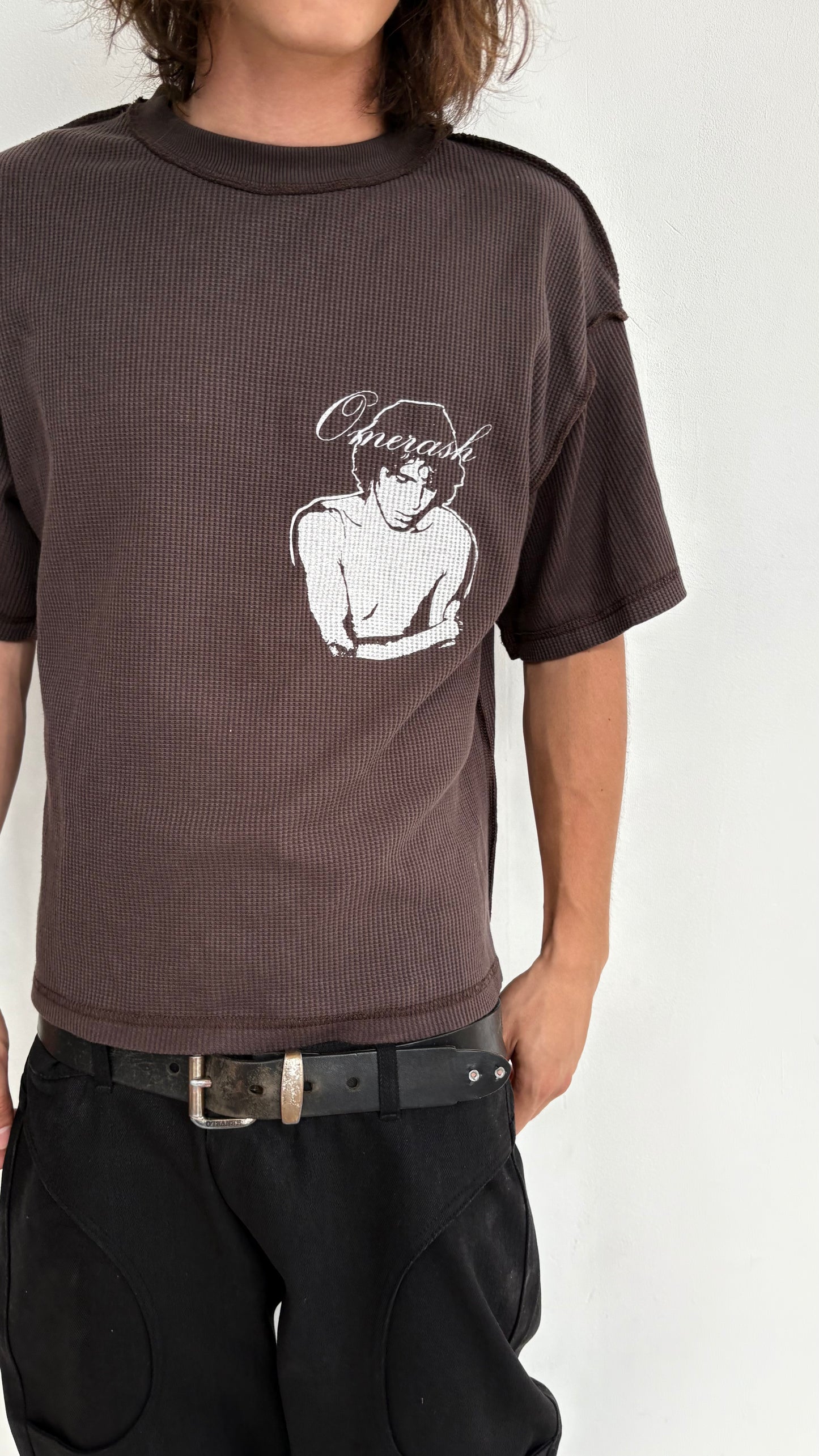 Waffle logo reversible T-shirt
