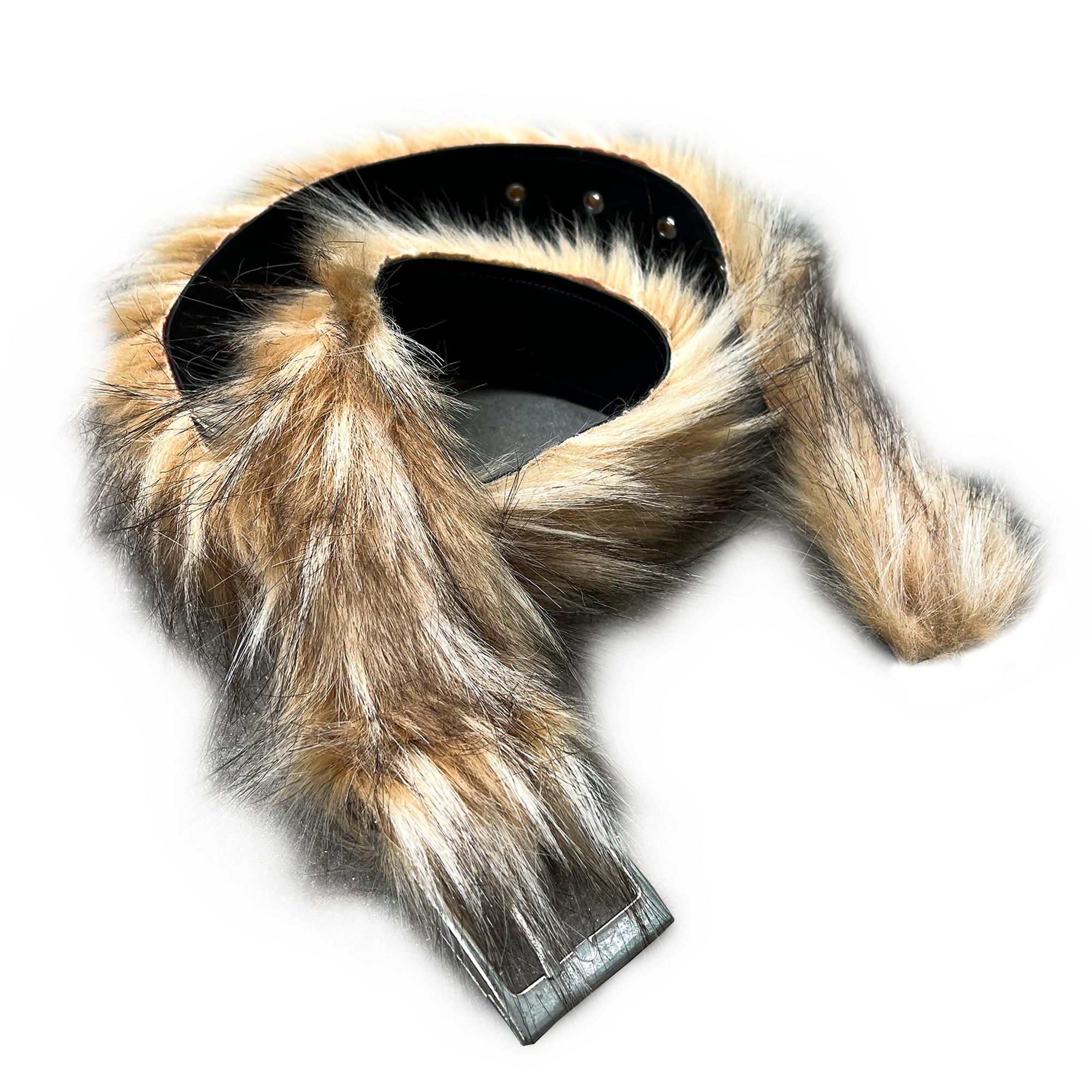 FAUX FUR BELT