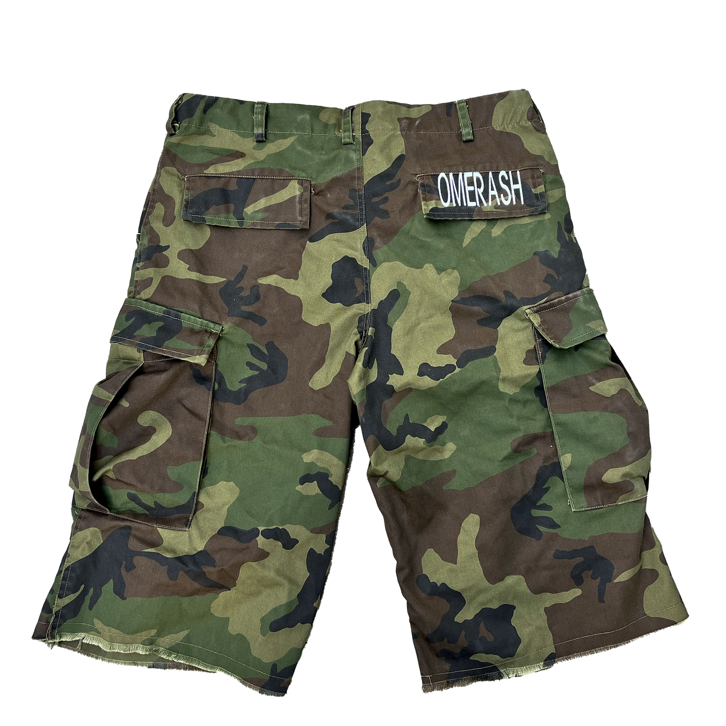 'Discharged' Camo shorts