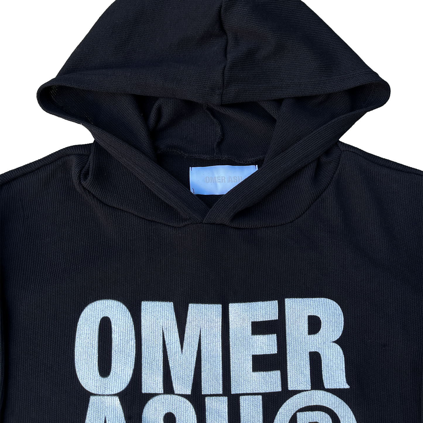 Logo knit hoodie | Black