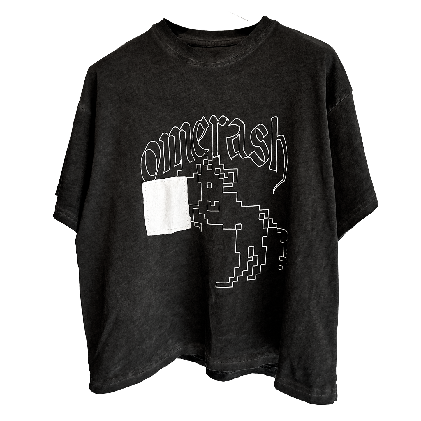 Trojan horse patch vintage washed tee