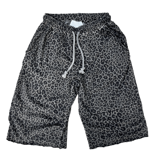 'Black panther' short sweatpants