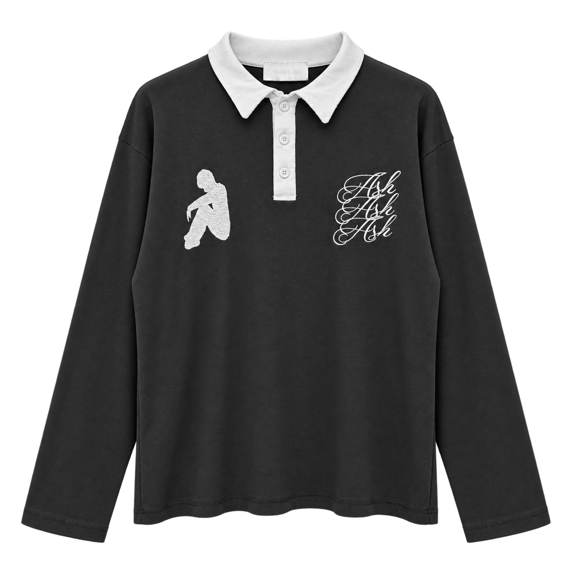 'Ani' Long sleeve polo shirt