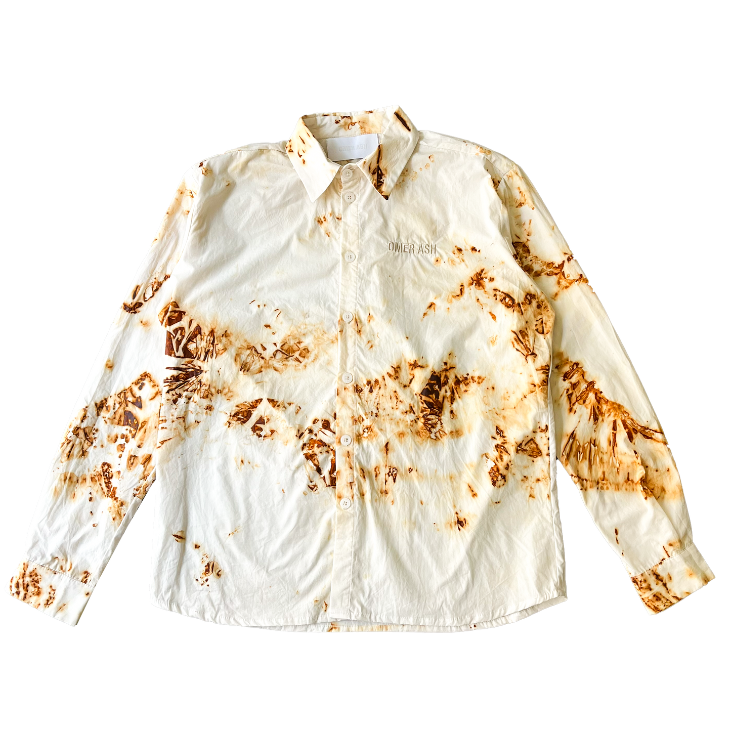 Rust stained button up shirt