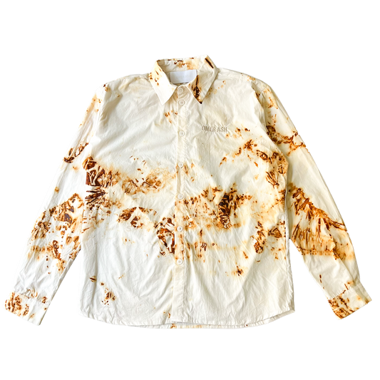 Rust stained button up shirt