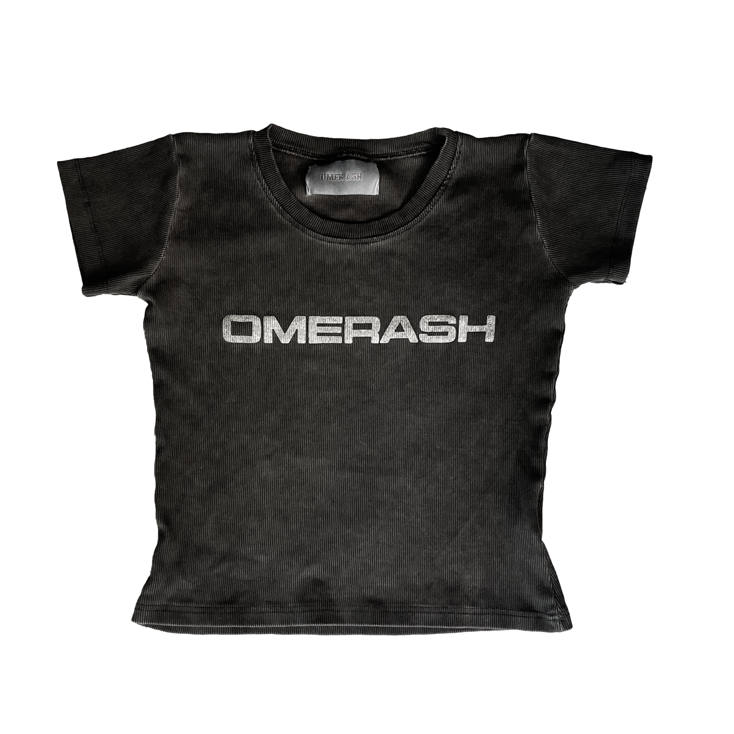 Women's short sleeve logo baby tee