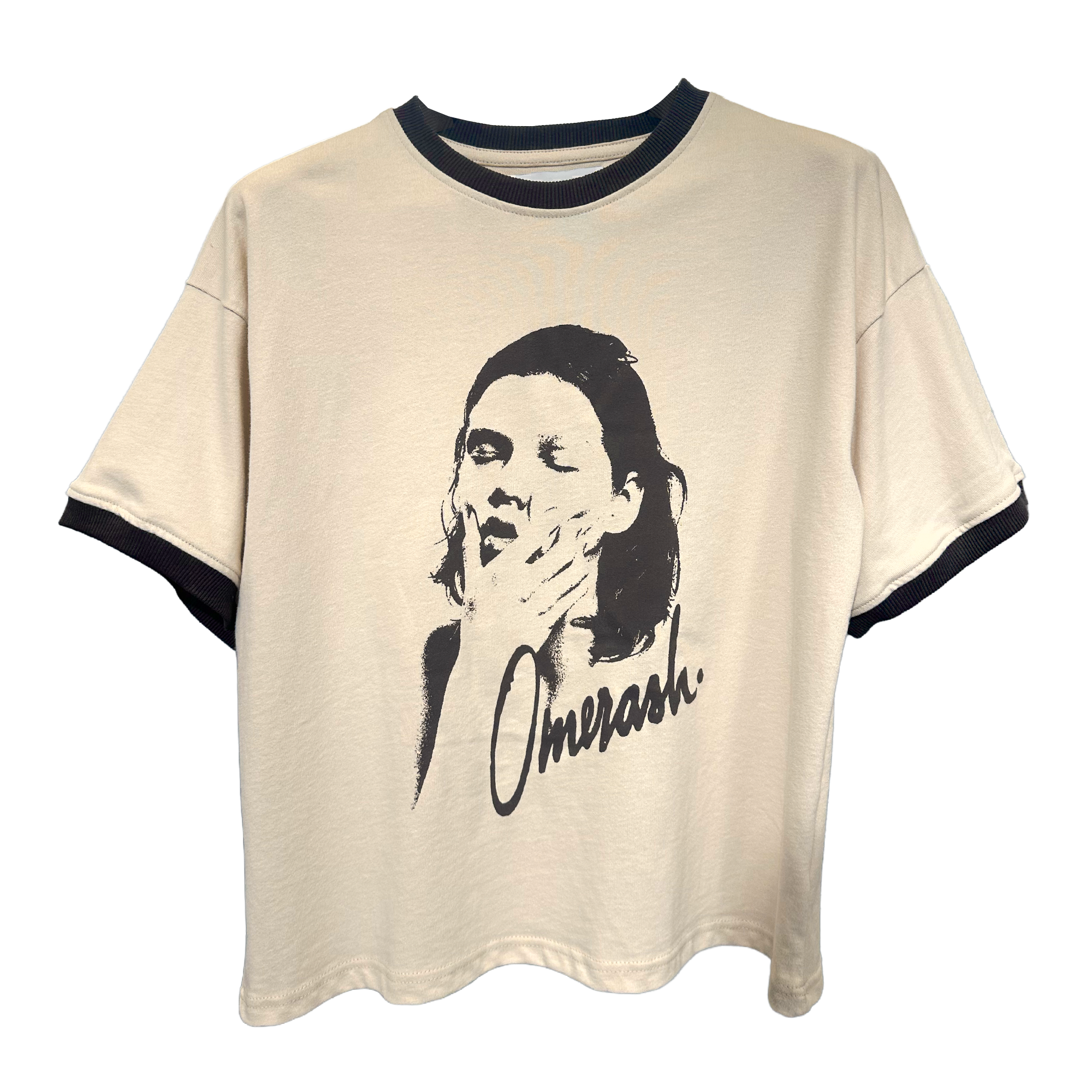 'Touch me' T-shirt | Beige