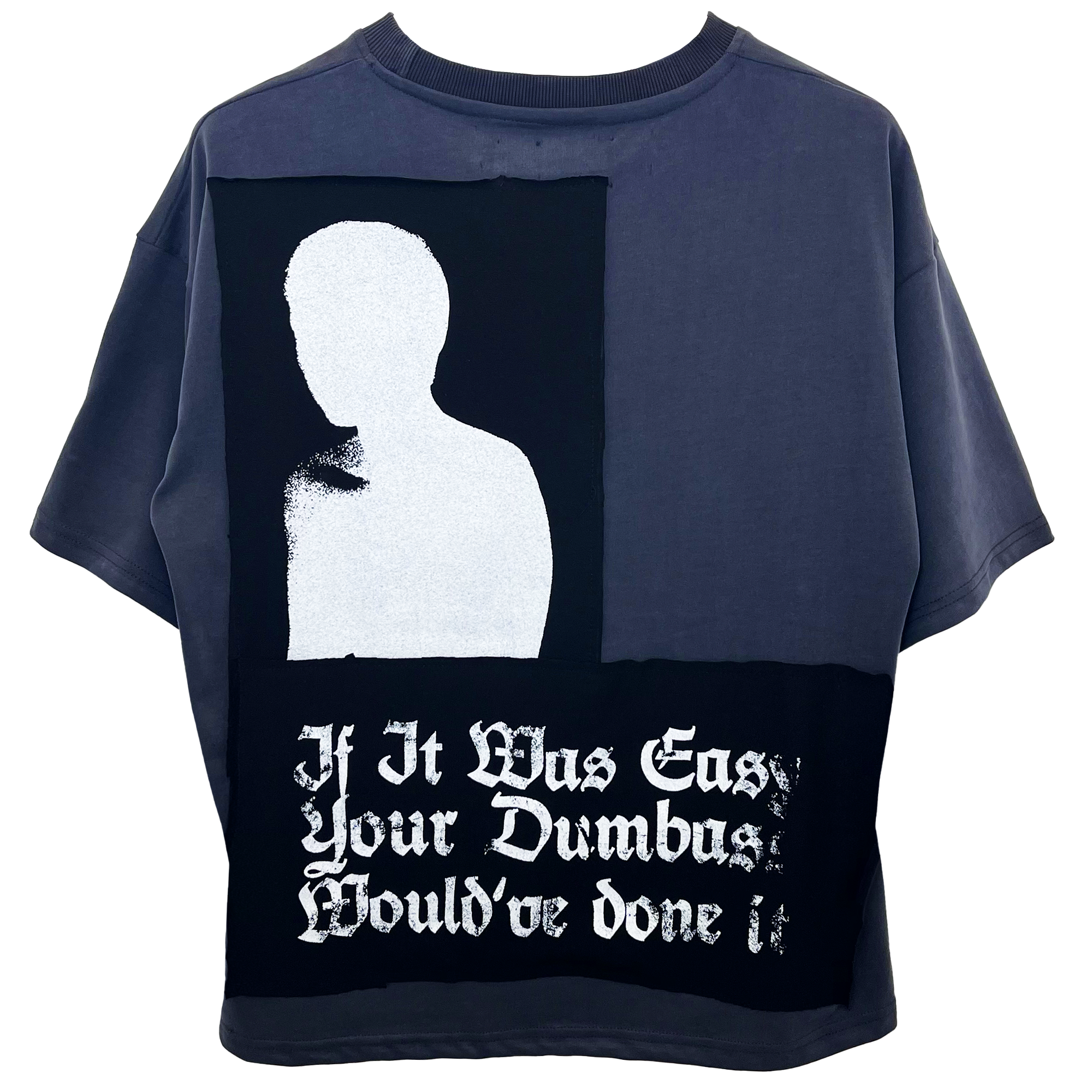 ‘Unknown user’ Patch blue T-shirt