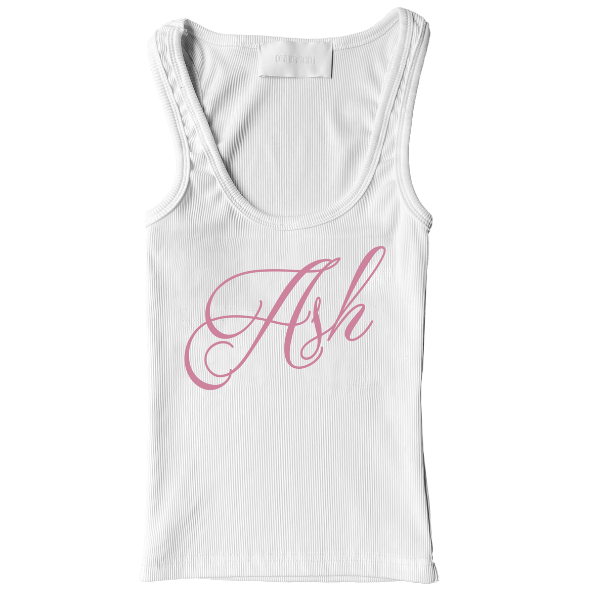 Ash women's tank top | White & Pink