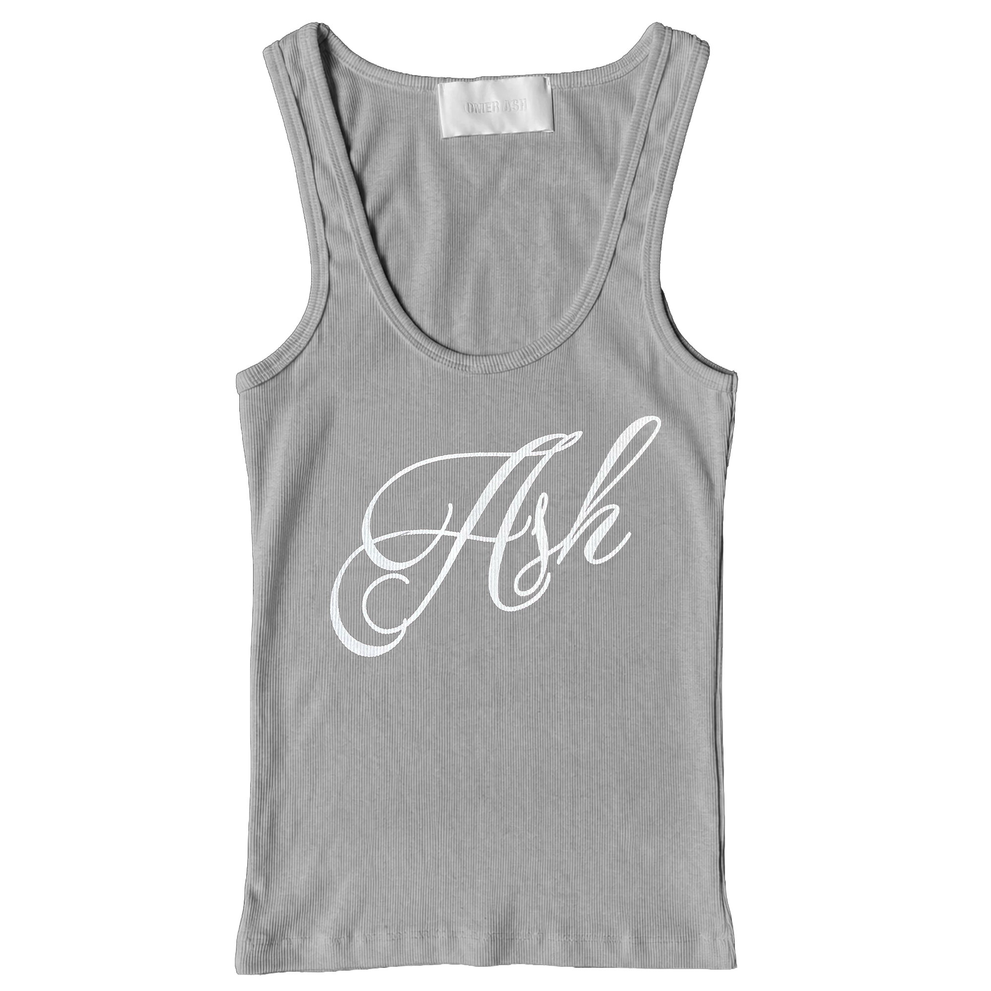 Ash women's tank top | Grey & White