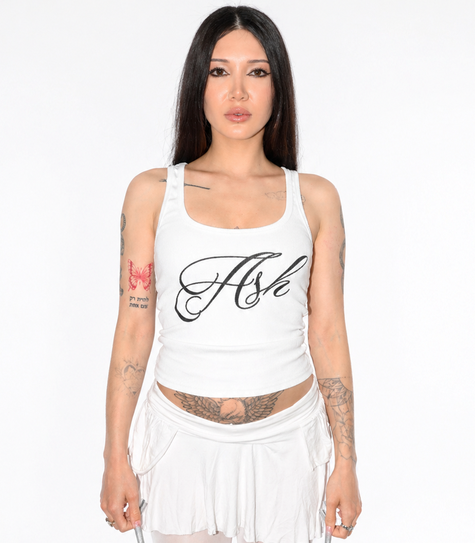 Ash women's tank top | White