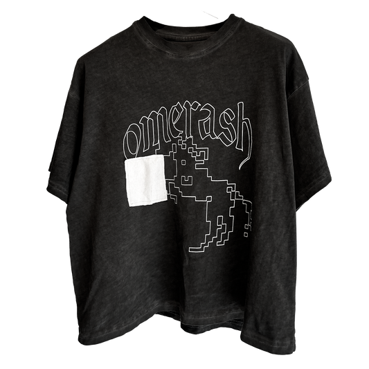 Trojan horse patch vintage washed tee