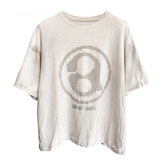 Mud washed mosaic logo tee