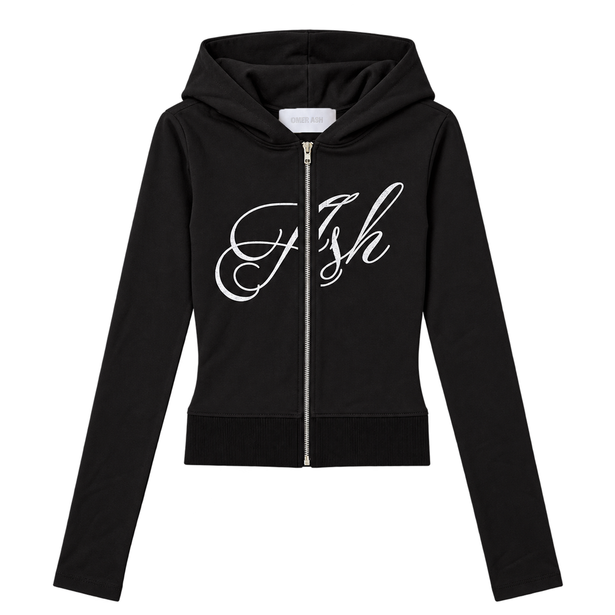 Ash Micro Hoodie | Black